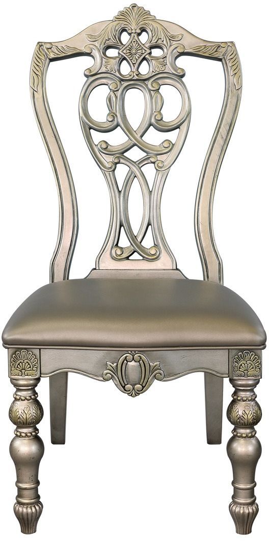 Mazin Furniture Catalonia Platinum Side Chair-1