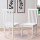 Linon Tory 2-Piece White Dining Chair Set-1