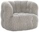 Classic Home Walter Heathered Gray Swivel Chair-0