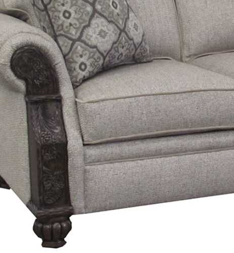 Marshfield Furniture Pine Creek Gray Queen Sleeper Sofa-1