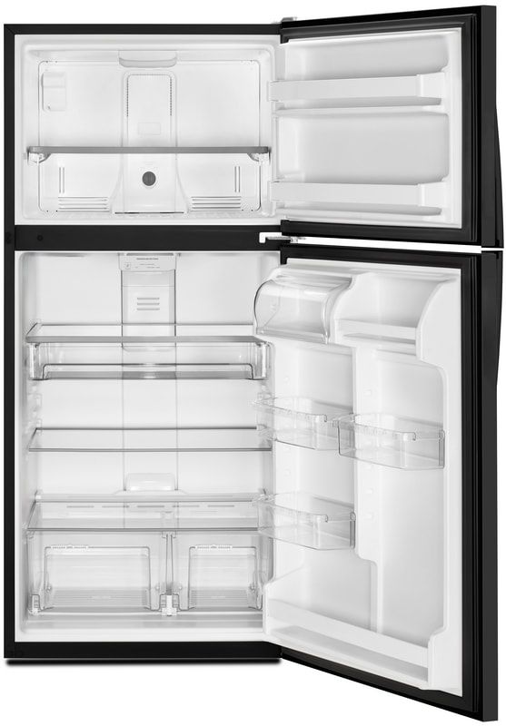 Crosley® 33" 20.51 Cu. Ft. Black Top Freezer Refrigerator -1