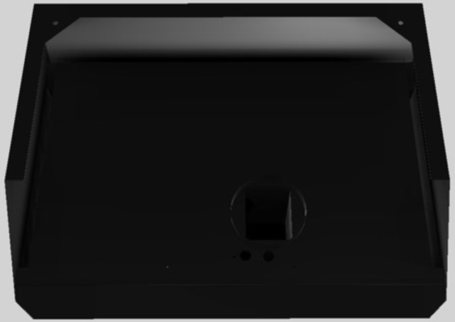Vent-A-Hood® Designer Series 36" Black Wall Mounted Range Hood-2