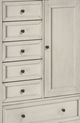 Intercon San Mateo Rustic White Youth Chifferobe-1