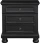 Homelegance® Laurelin Black Nightstand-2