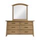 Intercon Jackson Golden Oak Dresser and Mirror-1