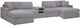 Signature Design by Ashley® Modmax 5-Piece Granite Modular Sectional with Audio Console-0
