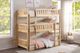 Mazin Furniture Bartly Natural Pine Twin Triple Bunk Bed-2