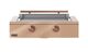 Caliber™ Rockwell Social 42" Champagne Built-In Liquid Propane Outdoor Griddle with Copper Hardware-0