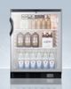 Accucold® by Summit® Nutrition Center Series 5.5 Cu. Ft. Black Beverage Center-2