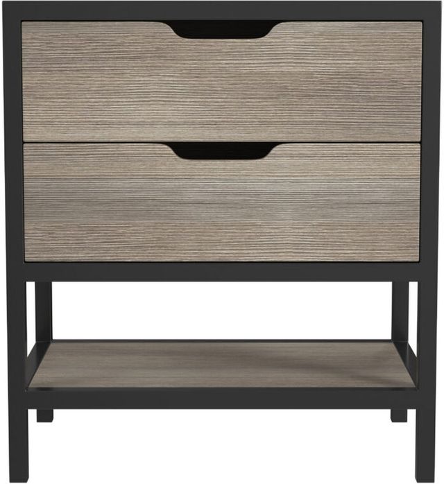 Intercon Midtown Youth Black/Ebano Nightstand-1
