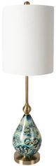 Surya Snicarte Antiqued Metallic/Brass Table Lamp-0