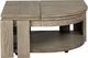 Magnussen Home® Conrad Stone Harbor Grey Pie Shaped Lift Top Cocktail Table with Casters-0