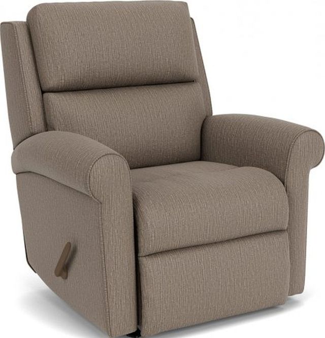 Flexsteel® Belle Pewter Manual Rocking Recliner-0