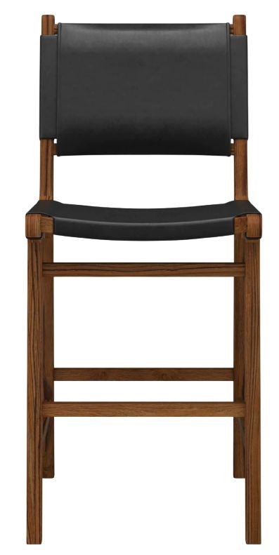 Bramble Logan Leather Counter Stool-1