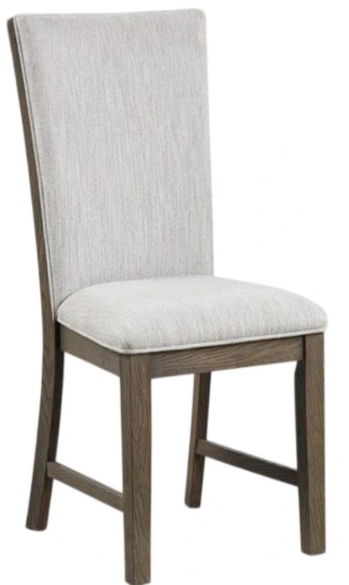 Furniture of America® Clements 2-Piece Gray/Oak Dining Chair Set-0