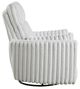 Homelegance® Payton Gray Manual Swivel Glider Recliner-3