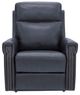 BarcaLounger® Louisville Rainer Ocean Leather Power Lift Recliner-3