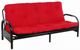 ACME Furniture Nabila Black/Red 8" Full Futon Mattress-3
