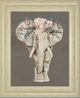 Classy Living Jennifer Goldberger Flower Crown Elephant II 22"W Wall Art-0