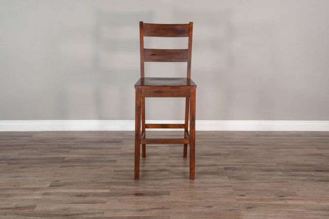 Sunny Designs™ Tuscany Vintage Mocha 30" Ladderback Bar Stool-2