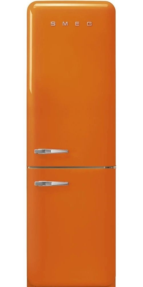 Smeg 50's Retro Style Aesthetic 11.7 Cu. Ft. Orange Bottom Freezer Refrigerator-0