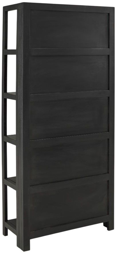Signature Design by Ashley® Abyard Black/Natural Bookcase-2
