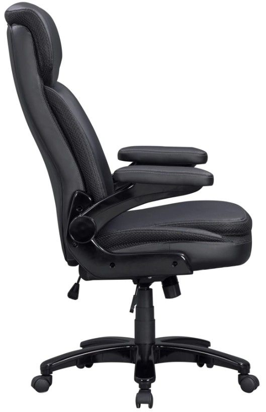 Parker House® Softy Black Big Man Desk Chair-2