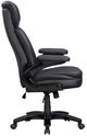 Parker House® Softy Black Big Man Desk Chair-2