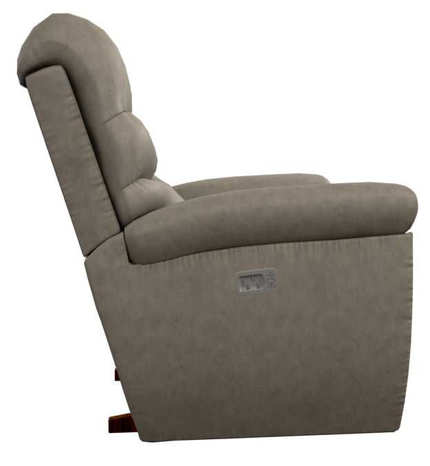 La-Z-Boy® Joshua Mushroom Power Rocking Recliner with Headrest-2