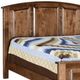 Archbold Furniture Carson Maple Bark Queen Arched Panel Bed-1