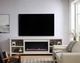 aspenhome® Tatum White 96" Fireplace Console-1