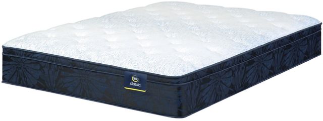 Serta® Classic® Dorian 12.5" Wrapped Coil Plush Euro Top California King Mattress-0