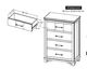 International Furniture Direct Walnut Brown Chest-5