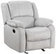 Homelegance® Fairview Gray Manual Glider Recliner-0
