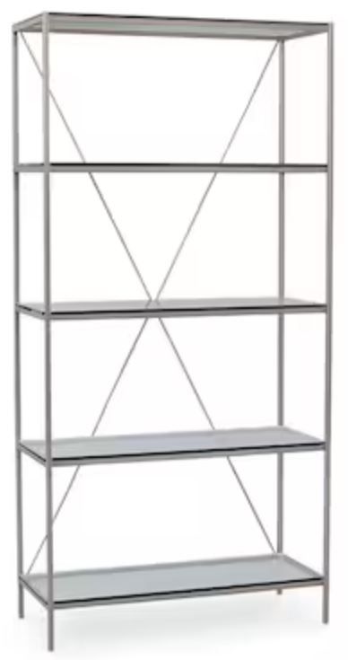 Bassett® Furniture Linville Oil Rubbed Bronze Etagere-0