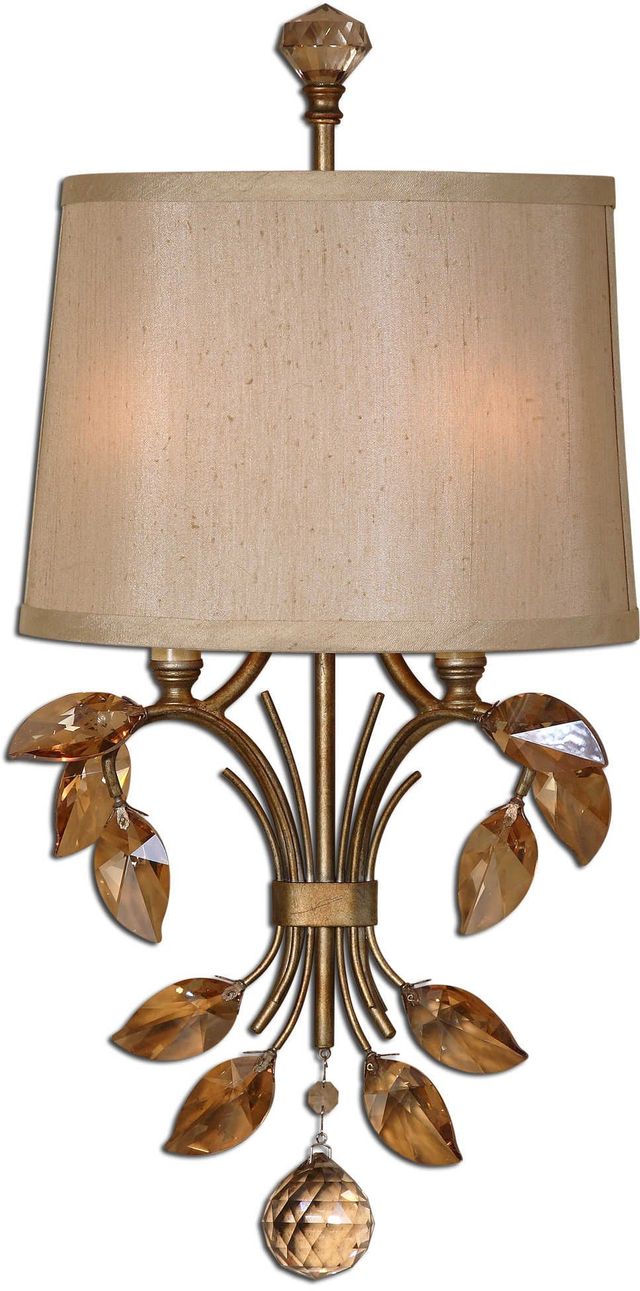 Uttermost® Alenya Gold Wall Sconce Light-0