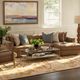 Dovetail Furniture Erica 3-Piece Brown Right-Arm Facing Chaise Sectional Set-1