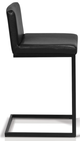 Korson Furniture Paco Set of 2 Black Counter Stools-1