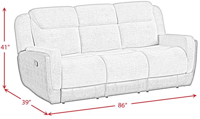 Elements International Hornet Rancho Beige Manual Reclining Sofa-2