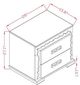 Global Furniture USA Naomi Silver Nightstand with LED-2