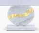 A & B Home White Marble Table Lamp-1
