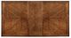 Furniture of America® Harrisburg I Vintage White Dining Table with Dark Oak Top -2