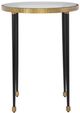 Uttermost® Stiletto Glass Top Side Table with Black Legs-2