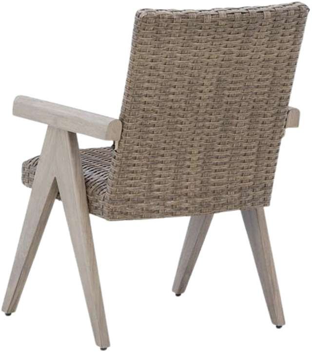 Signature Design by Ashley® Carisbo 2-Piece Beige Aluminum/Wicker Outdoor Arm Chair-5