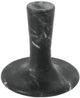Moe's Home Collection East Black Veined Marble Short Candle Holder-0