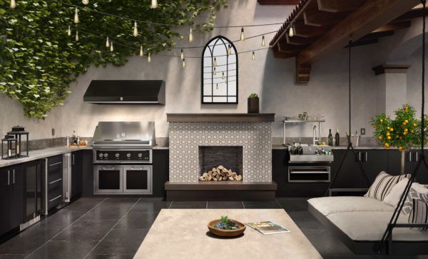 Hestan® GVP Series 48" Steeletto Outdoor Pro Canopy Hood-2
