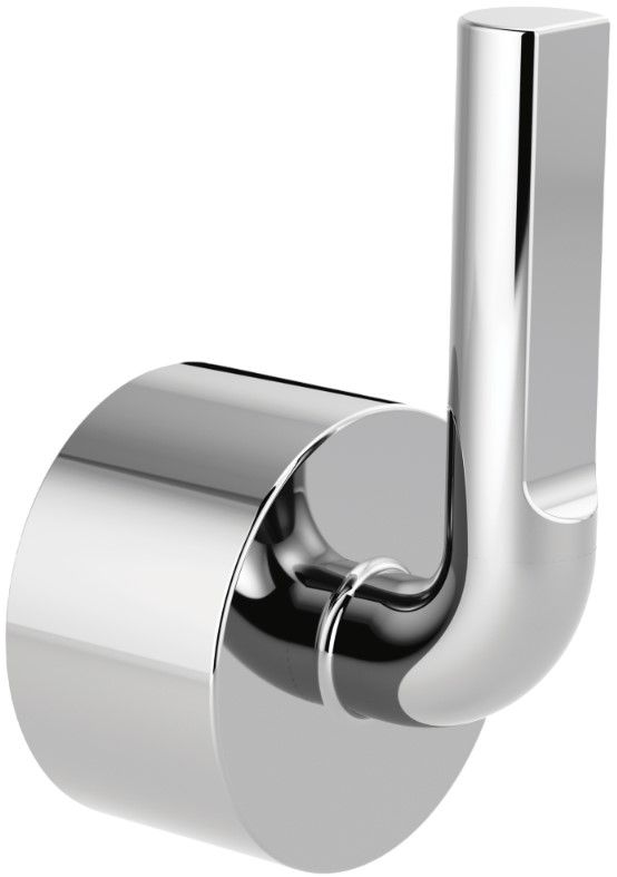 Brizo Litze® Polished Chrome Single-Handle Floor Mount Tub Filler Notch Lever Handle Kit-0