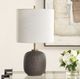 Uttermost® Blacktop Antique Brass/Black Buffet Lamp-1