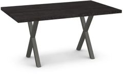Amisco Customizable Alexis Thermo Fused Laminate Table with 1.63" Thick Tabletop