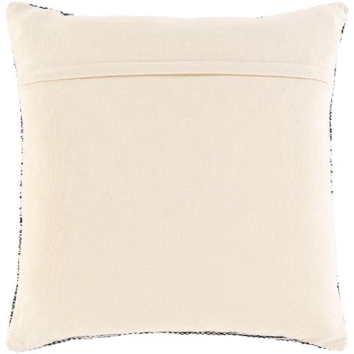 Surya Levi Black 18"x18" Toss Pillow with Down Insert-3